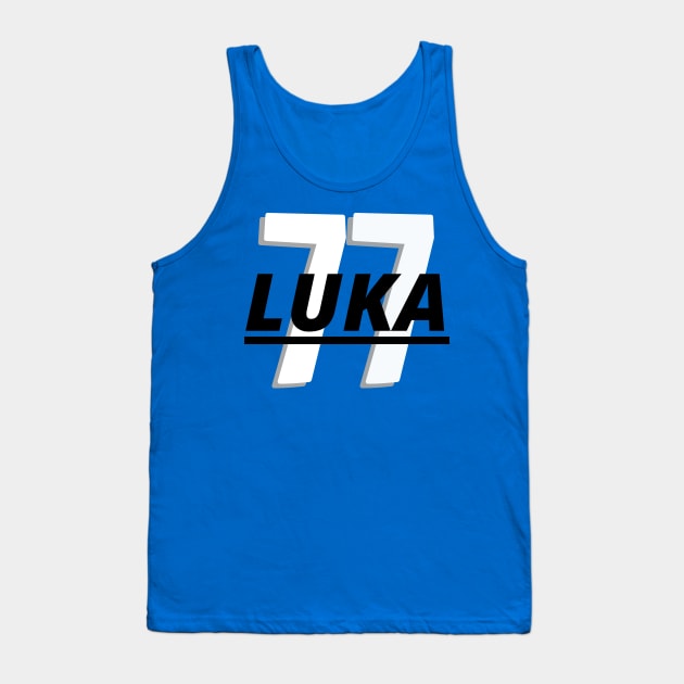 LUKA 77- Dallas Mavs T-shirt/tanks Tank Top by Just4U